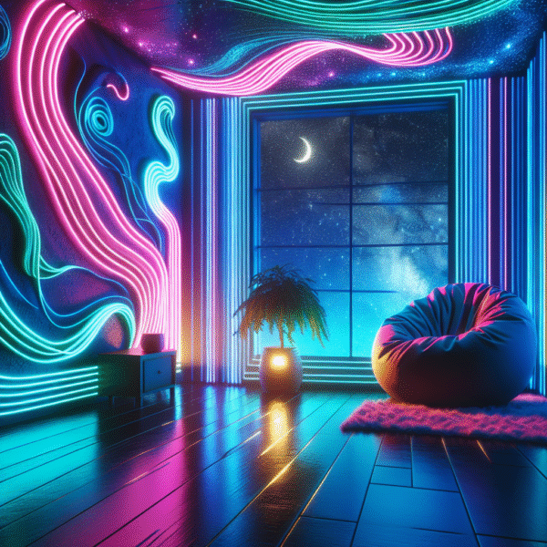 Neon Dreamscape Projector