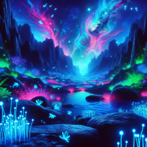 Galactic Neon Oasis