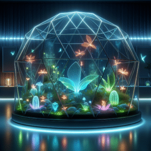 Neon Dreamscape Terrarium