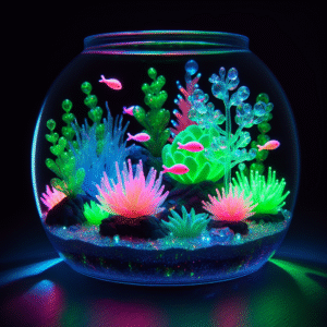 Neon Dreamscape Terrarium