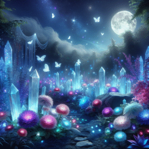 Moonlit Enchantment Crystal Garden