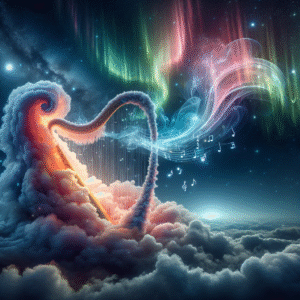Celestial Symphony: The Ethereal Cloud Harp