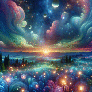 Celestial Echoes: The Dreamweaver's Canvas