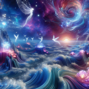 Celestial Mirage: Dreamscapes of the Cosmic Sea