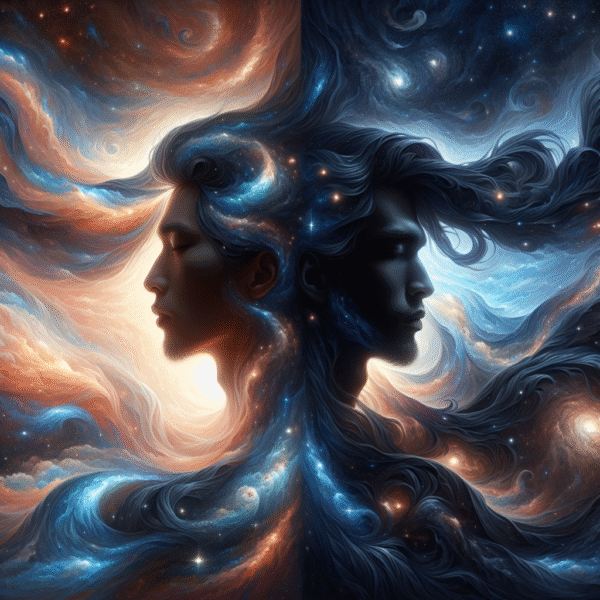 Celestial Reflections: The Cosmic Twins