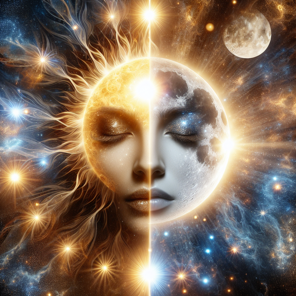 Celestial Reflections: A Duality of Stars