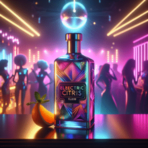Neon Nightcap: Electric Citrus Elixir