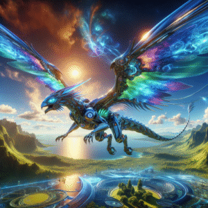 Aetherian Wyvern: The Skybound Sentinel