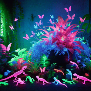 Neon Jungle: Bioluminescent Flora & Fauna Kit