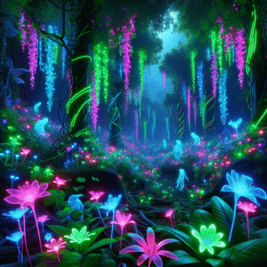 Luminous Jungle Dreamscape