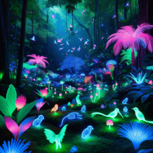 Neon Jungle Oasis