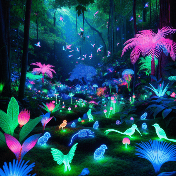 Neon Jungle Oasis