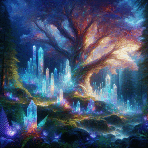 Luminous Crystal Grove