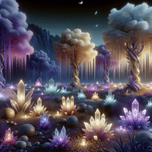 Luminous Crystal Grove