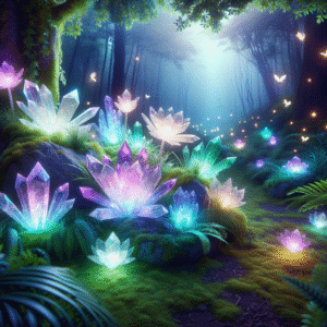 Luminous Crystal Grove