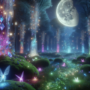Luminous Crystal Grove