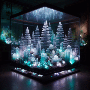Luminous Crystal Grove Terrarium