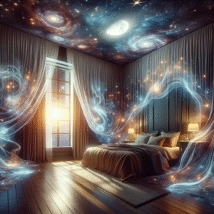 Celestial Canopy: Night Sky Drapes