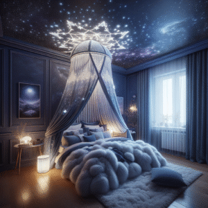 Celestial Canopy: A Stardust Retreat