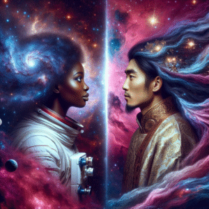 Celestial Reflections: A Starlit Union