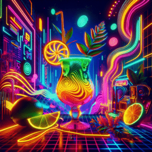 Neon Nightcap: The Electric Elixir