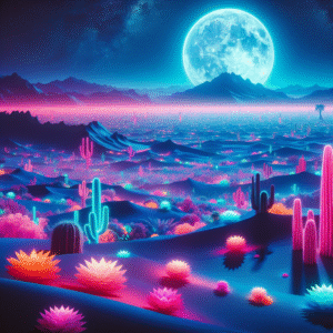 Neon Desert Mirage