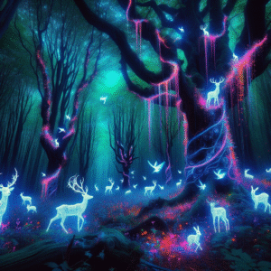 Neon Forest Spirits
